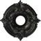 Ekena Millwork Attica PVC Ceiling Medallion (Canopies up to 5"), 13"OD x 3 1/2"ID x 3/4"P, Textured Metallic Galaxy CMP13ATAGX - alternate 1
